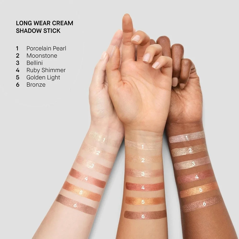 Bobbi Brown Long-Wear Cream Eye Shadow Stick Bellini Multi-chrome Full Sz .05oz